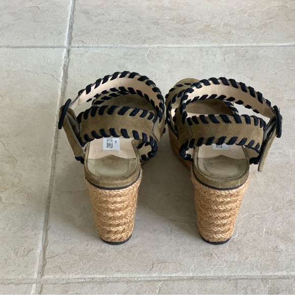 Jimmy Choo suede espadrille sandals, size 5 1/2 - Picture 5 of 6